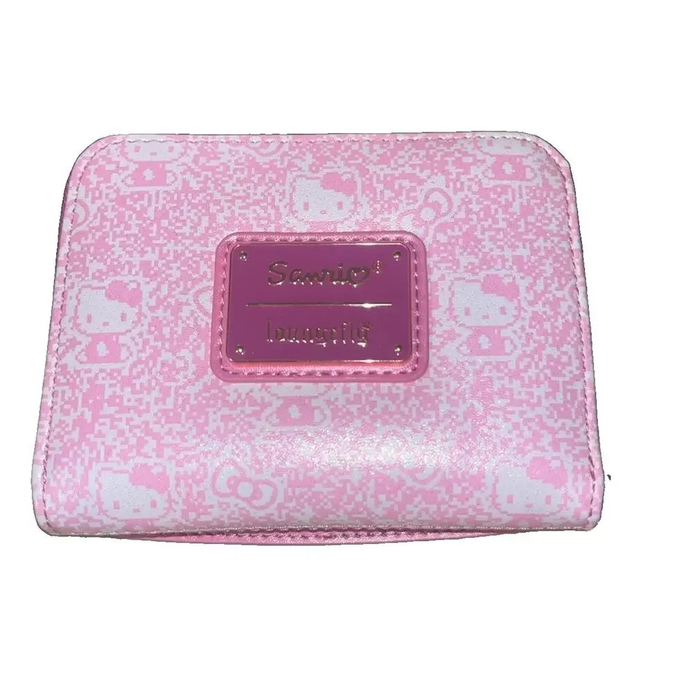 Loungefly HELLO KITTY Vintage TV Lenticular Mini Backpack Coin Bag & Zip Wallet
